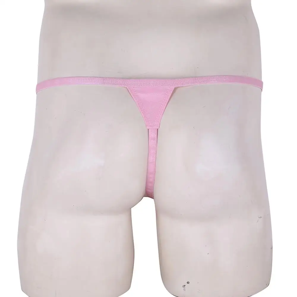 FEESHOW Мужское нижнее белье Homme открытая спина Sissy Bulge Pouch Эластичные Мини бикини
