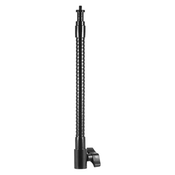 

26.5cm/10.4" Bendable Metal Tube Light Stand Extension Arm for LED Ring Light Photography Accessories with 1/4" Screw Thread