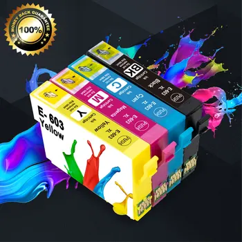 

4PK 603XL T603 603 XL E603 Ink Cartridge Compatible for Epson XP-2100 XP-2105 XP-3100 XP-3105 XP-4100 XP-4105 WF-2810 WF-2830
