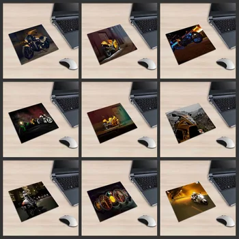 

XGZ Russia Big Promotion Square Rubber Mouse Pad Motorcycle Drift Racing PC Table Desk Mat Locomotive Non-slip Universal Type