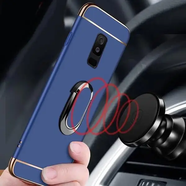NOTE8 NOTE9 Жесткий ПК 3 в 1 ультратонкий покрытый магнитным кольцом кронштейн