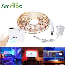 Умная Светодиодная лента Диодная лента 12 в сенсорный переключатель светодиодный кухонный светильник шкаф Armario Gabinetes для ПК Lampada