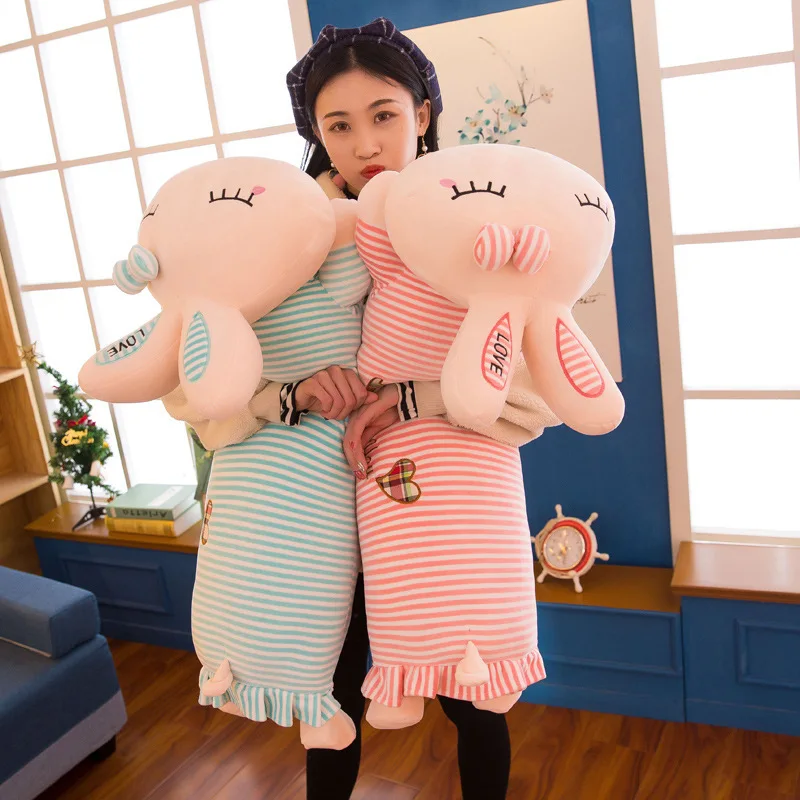 

Super Adorable Little Bunny Doll Large Size LOVE Rabbit Princess Rabbit Plush Toys Lying Rabbit Birthday Gift