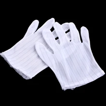 Cheap 1 Pair Anti-static Anti-skid Glove Striped PC Computer Working Repair Safe Gloves Cheap 1 Pair Anti-static Anti-skid Glove Striped PC Computer Working Repair Safe Gloves