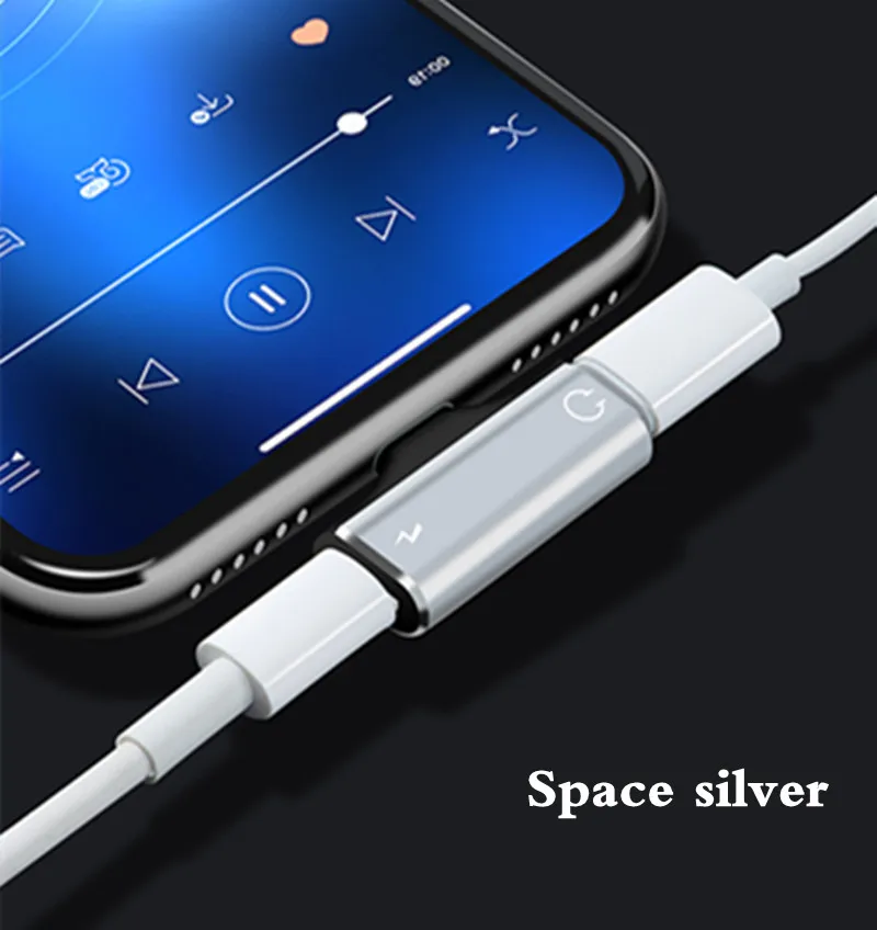 Адаптер YuiYuKari для Apple для iphone 7/8 Plus X XS MAX XR разъем для зарядки наушников конвертер USB 2 в 1 type-C аудио адаптер