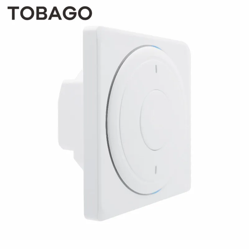 TOBAGO Wi-Fi настенный выключатель света ЕС, 2 банды 1 способ, Smart Life Tuya приложение дистанционное управление, голосовое управление Amazon Echo Google Home