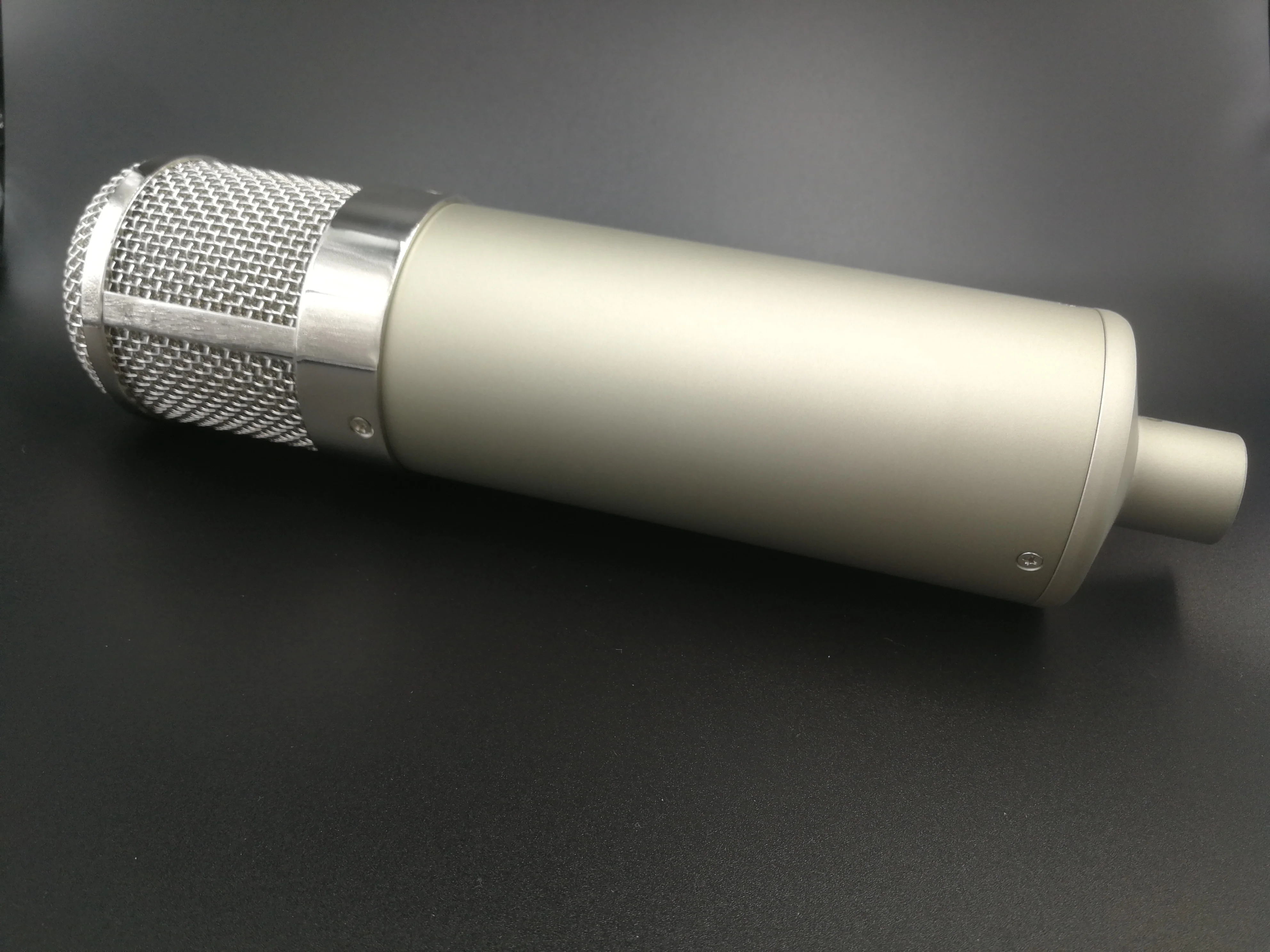 U47microphonebodyDIYstudioforshellcasesilvercolorwithchrome