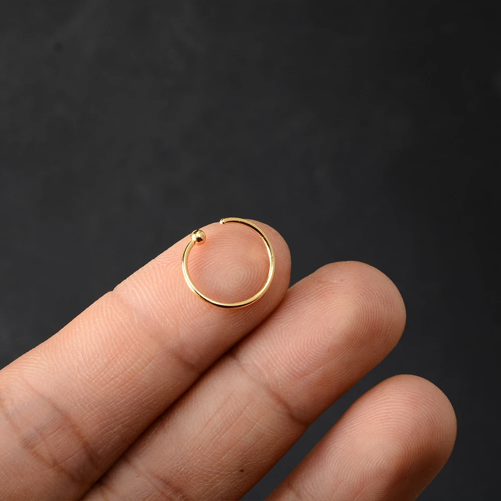Split Triple Septum Ring, Nose Ring, Hoop Earring, Conch Hoop, 18 or 16ga,  8, 10 or 12mm, G23 Titanium SHEMISLI SH523, SH524, SH525, SH526 - Etsy