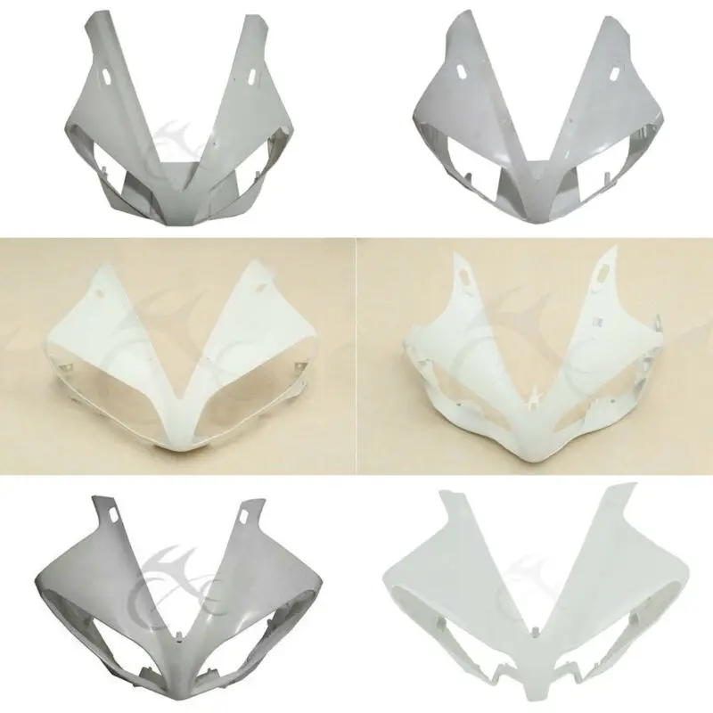 Неокрашенный верхний передний обтекатель хомут нос для Yamaha YZF R1 2000- 09-11 12-14 мотоцикл