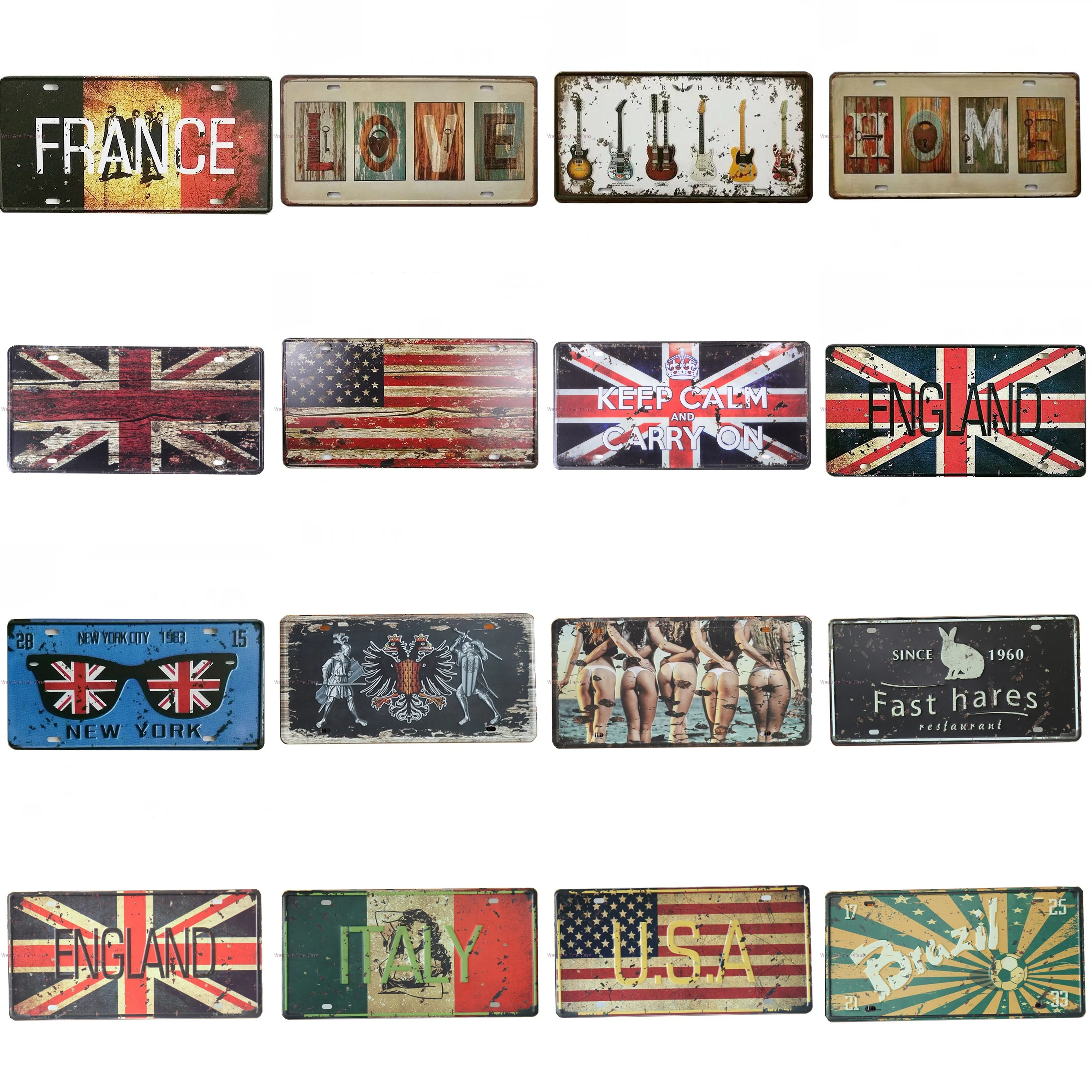 Классическая железная живопись жестяные вывески родной Лисий флаг винтажная