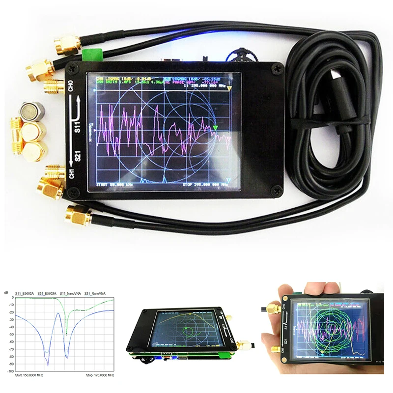 

Nanovna Vector Network Analyzer Digital Touching Screen 50kHz 900MHz Vector 2.8" TFT Network Antenna Analyzer VHF VNA UHF