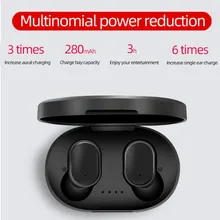 TWS Bluetooth 5 0 Earphone Noise Cancelling LED Display With Mic Handsfree Earbuds for Xiaomi Redmi Airdots Wireless Headsets