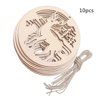 

New 10Pcs Christmas Moose Jesus Easter Day Home Decoration Christmas Tree Pendant Crafts Manual Diy Props Christmas Decoration