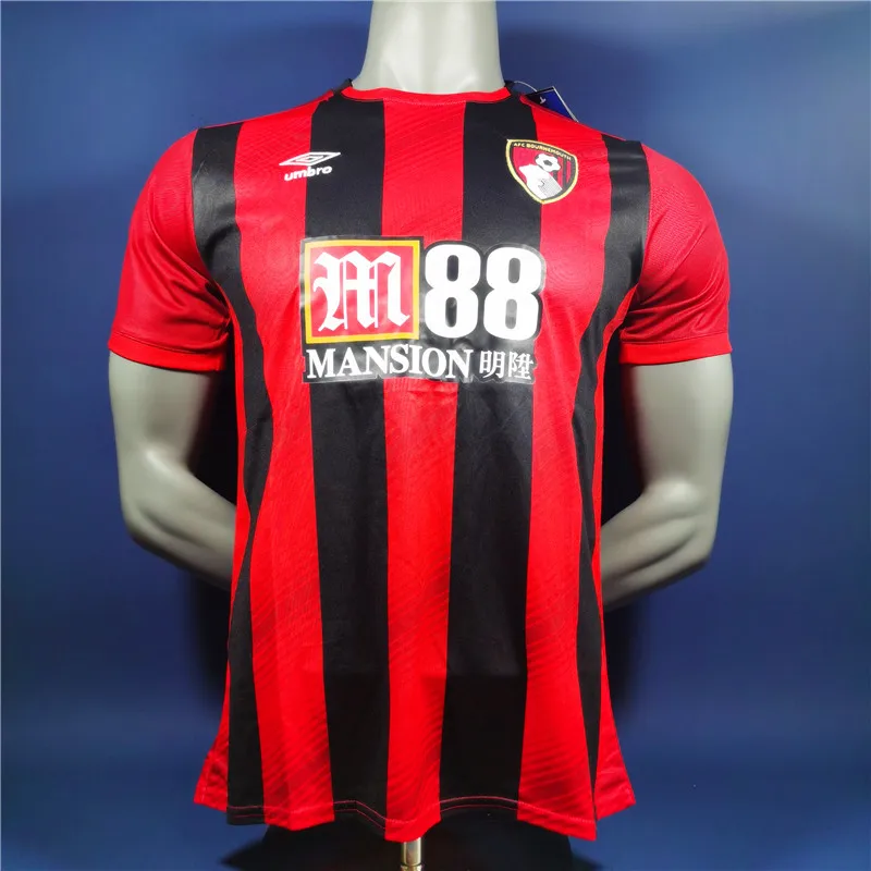 

Umbro AFC Bournemouth Soccer Clothes Premier League Sets Short Sleeve Soccer Tracksuit Jersey European FA Premier League Jersey