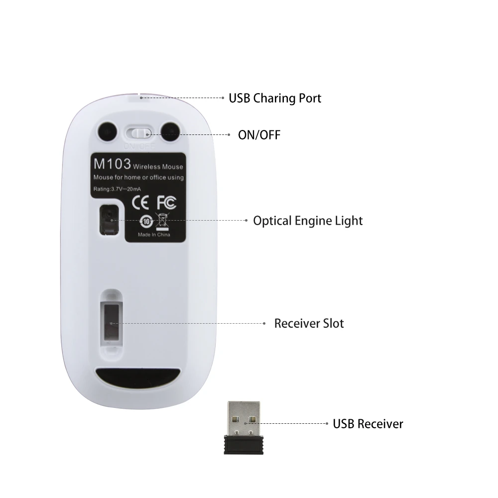 2,4 ГГц Usb Беспроводная очень тонкая мышь перезаряжаемая Бесшумная оптический, эргономический ПК Mause розовый мини портативный 3d офисные мыши для ноутбука