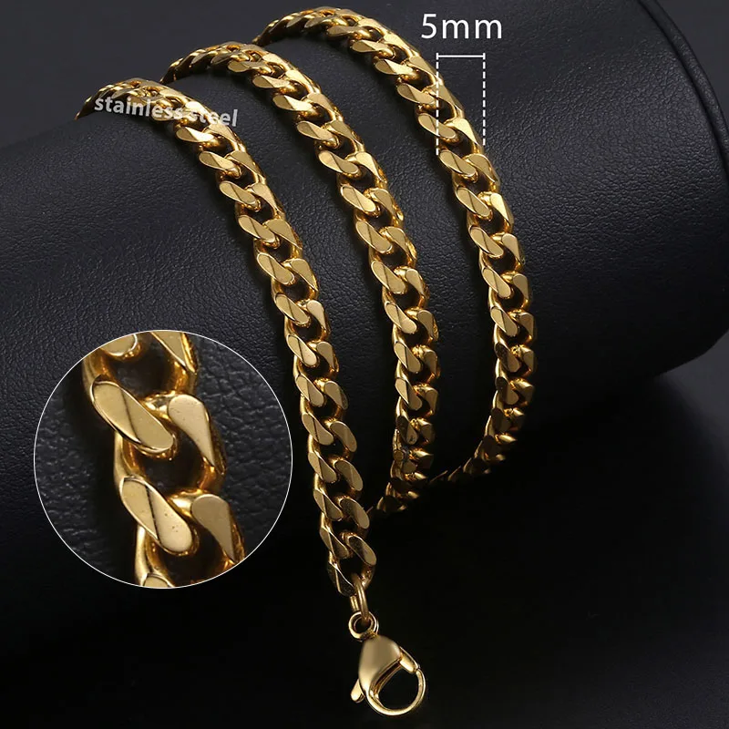 Initial letter Pendant Necklace a b c Charm Gold Capital Letter necklace for Women girl Cuban Link Chain Dropshipping GPM05C - Image 6