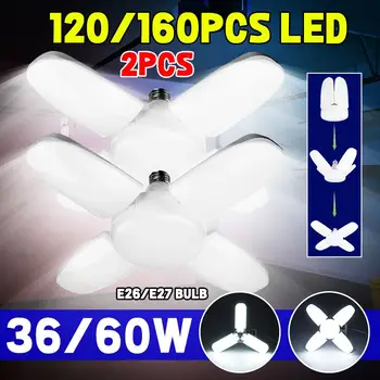 

36W/60W LED High Bay Light Fixture 6500K Daylight Industrial Commercial Bay Lighting for Warehouse Workshop