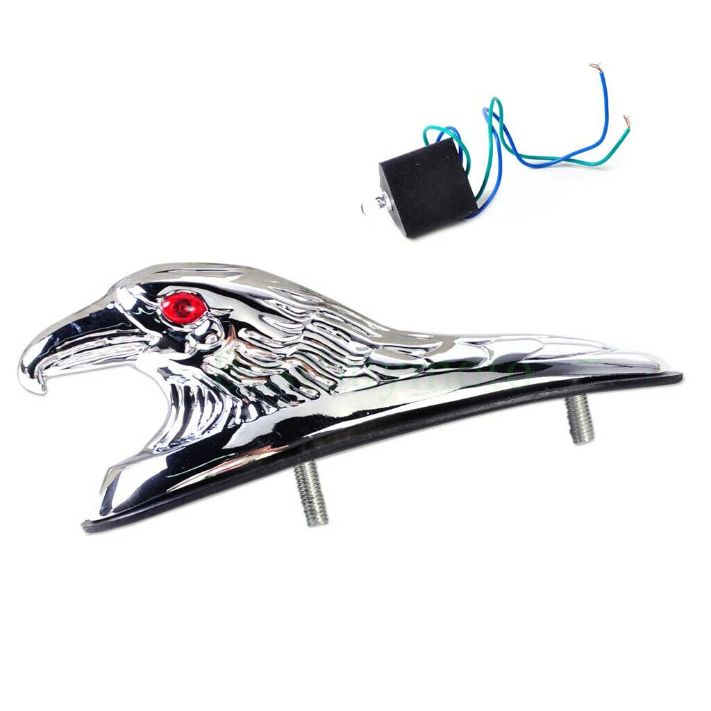 Wow赤点灯目クロームイーグルオートバイヘッドマウントフェンダーボンネット装飾 Ornament Set Ornamental Artdecorative Lawn Ornaments Aliexpress