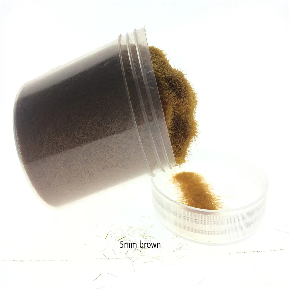 Static Grass Powder Turf Flocking for Diorama Crafting and Scene Building