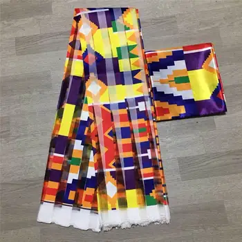 

Satin silk fabric high quality 2020 african fabric wholesale soft silk fabric for dress african print fabrics ! MG070501