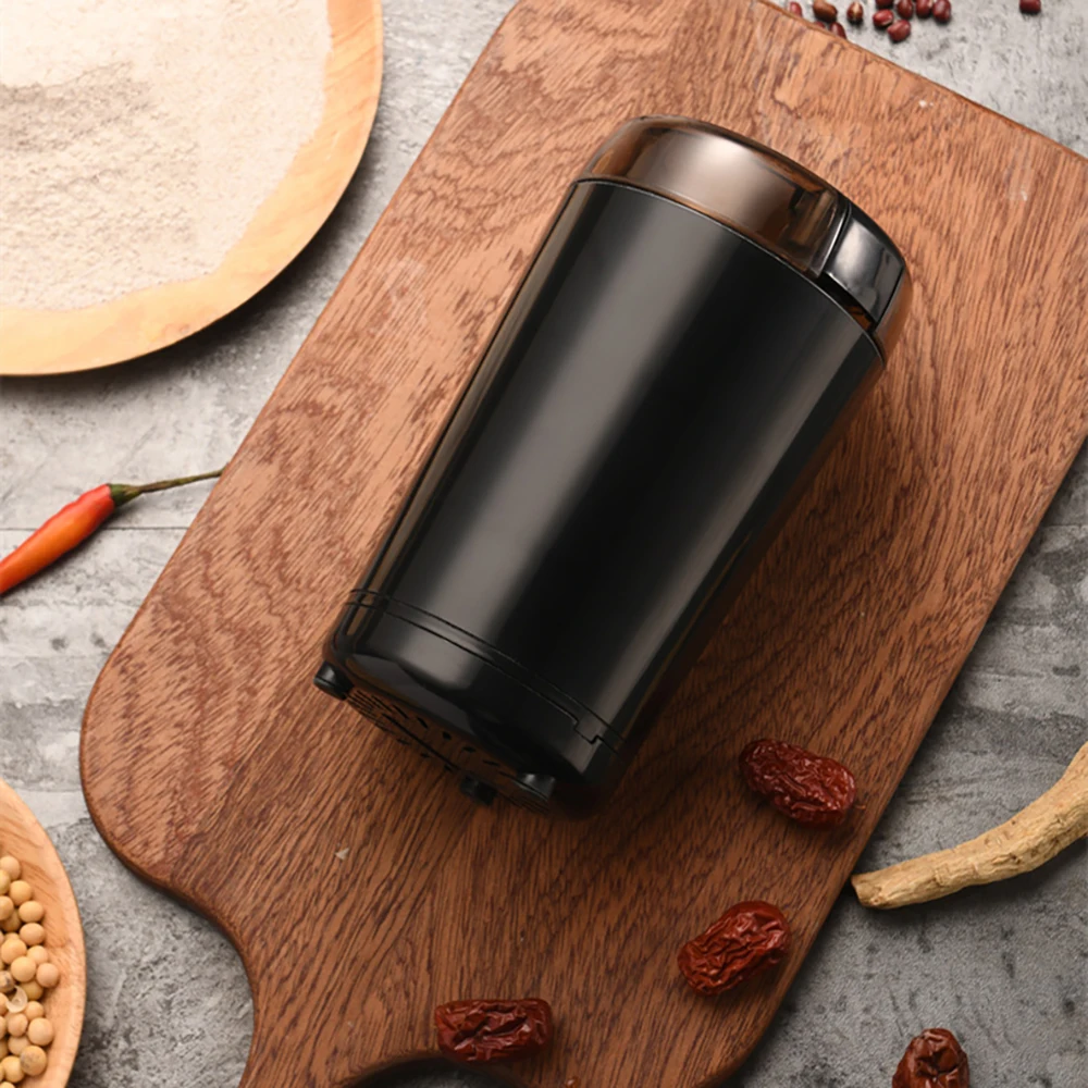 Coffee Grinder Stainless Steel Nuts Beans Grains Mill Herbs Electric Grinding Machine Multifunctional Coffee Bean Grinding Home_voghion.com