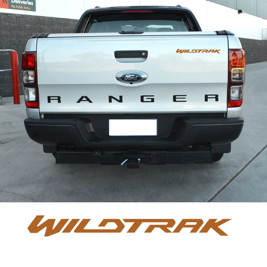 

Автомобильные аксессуары, 1 шт., Виниловая наклейка с надписью wildtrak на дверь багажника или заднюю дверь багажника, наклейка для Ford Ranger