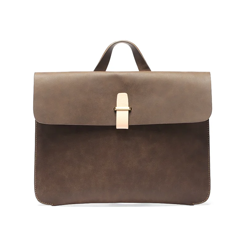 

New Style Light Business Men's Shoulder Bag New Style Youth Backpack File Bag Gloves Briefcase Casual Business Trip Messenger Ba