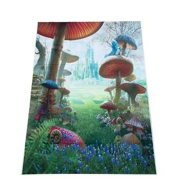 

5X7FT Fantasy Fairy Tale Wonderland Mushroom Photography Backdrop Photo Background Studio Prop Mushroom