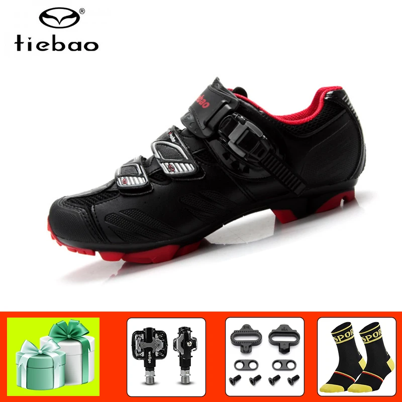 

Tiebao sapatilha ciclismo mtb cycling shoes 2019 men women mountain bike sneakers self-locking breathable superstar riding shoes