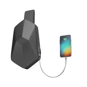 

Chest Bag for Men Teenager Adventure Sport Pack Corosbody Bags Nylon Hard Casual Daypacks with Cell Phone Satchel Shoulder Black