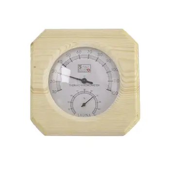 

Hot Sauna Thermometer&Hygrometer 2 In 1 Wood Hygrothermograph Bath Sauna Hygrometer Room Instrument Humidity Accessories #1/7
