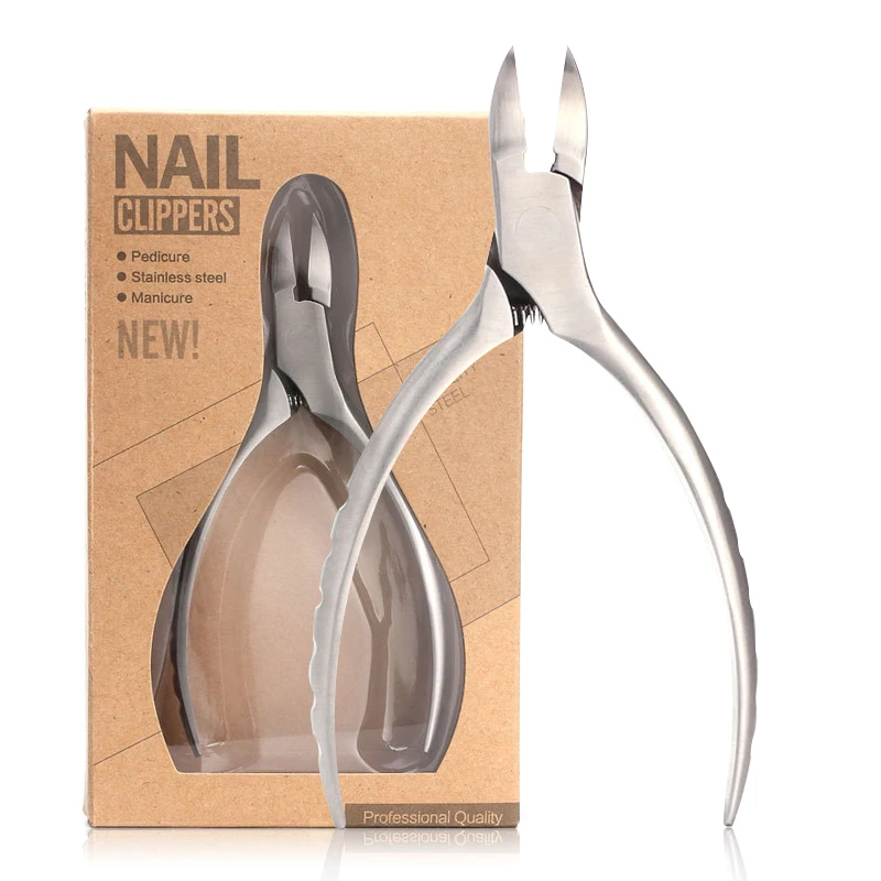 

1Pcs Nail Thick Ingrown Toenail Clippers Stainless Steel Nail Scissors Dead Skin Pliers Professional Foot Care Pedicure Tool