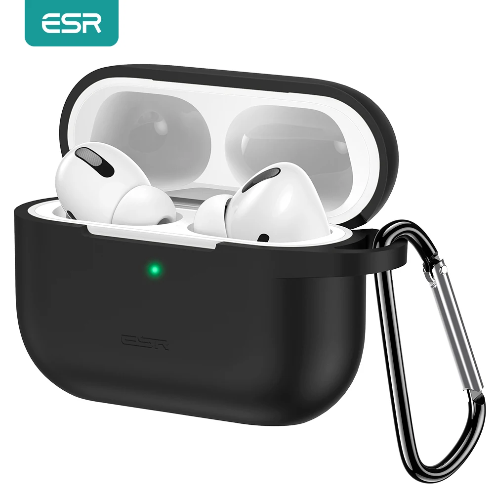 Чехол ESR для Airpods Pro чехол с брелоком силиконовый защитный Apple Air Pods аксессуары