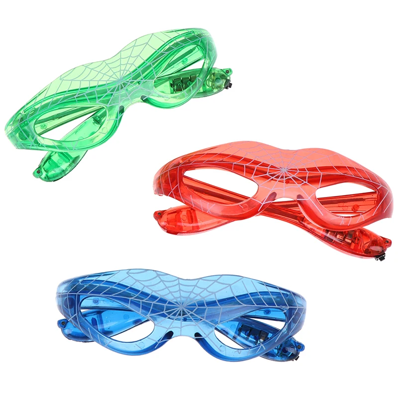 2019 New Flash Glasses Festive Party Dance Glowing Spider Role Performances LED Lights Night Decor |