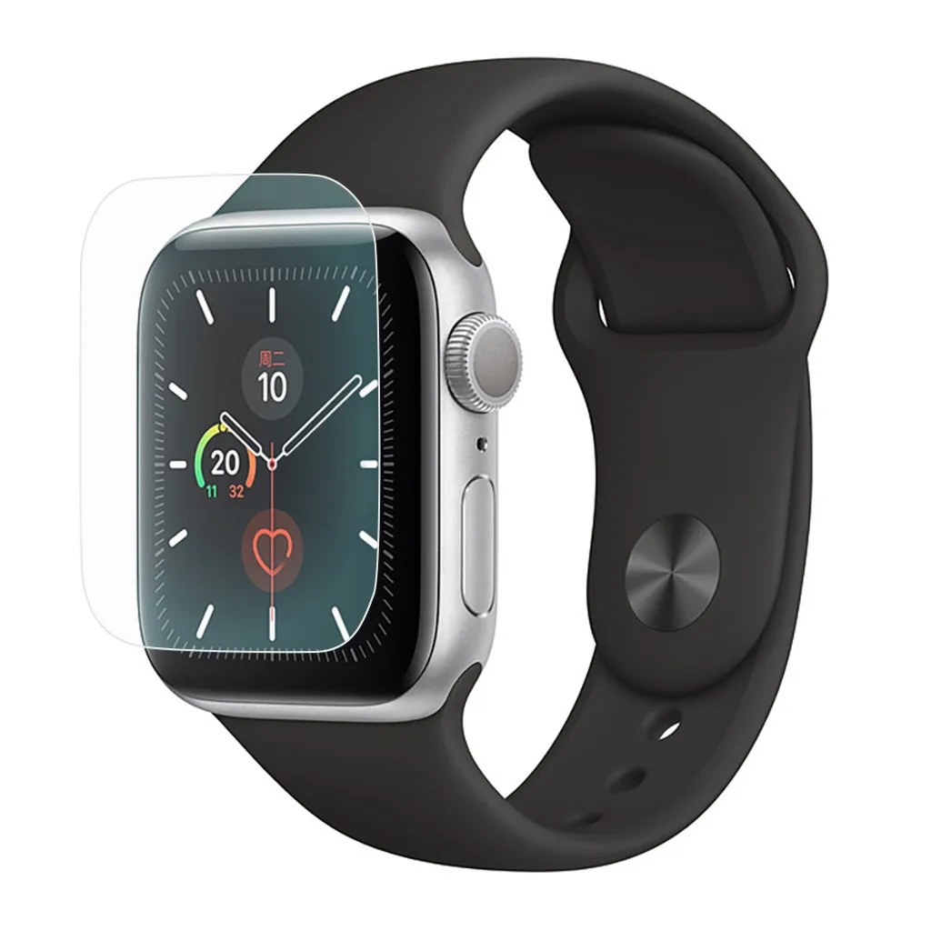 

HD Full Coverage Smartwatch Protector TPU Screen Protector For iWatch Series 5 40mm Watch Guard Protective Film Smart Accessorie