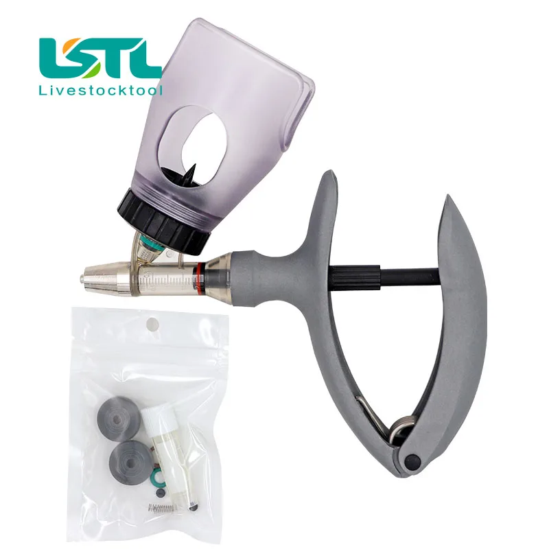2ml /5ml Automatic Veterinary Continuous Syringe Animal Injection Adjustable Vaccine Injection for livestock Pig Cattle Sheep reusable syringe disposable syringe