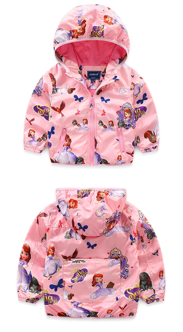 Cabolsas com Capuz para Meninas Jaqueta do Bebê Outerwear Crianças Outono Princesa Cabolsa Blusão Roupas Rosa Traje Novo 2020 10 2020 casacos com capuz para meninas outerwear
