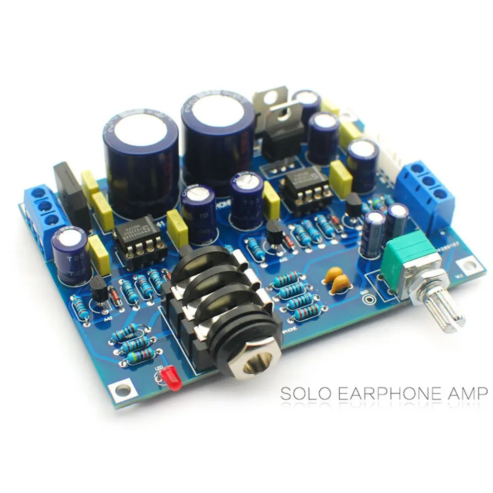 Hifi SOLO усилитель для наушников Комплект двойной усилитель для наушников DIY комплекты английская обновленная версия только