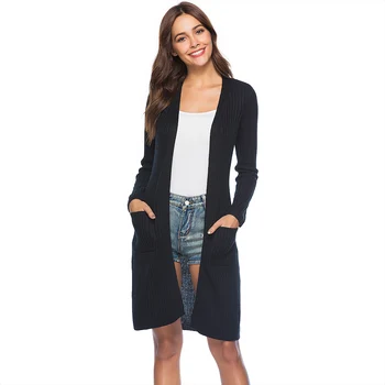 

Fadzeco Knitted Cardigan Long Sleeve Women's Sweater Coat FADZECO Dashiki Store