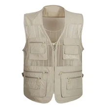 Summer New Style MEN'S Waistcoat Quick-Dry Mesh Multi-pocket Photography Fishing Reporter Outdoor Large Size Breathable Vest