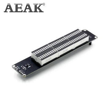 

VHM-902 Mini Dual 30 Level indicator VU Meter Stereo Amplifier Board Adjustable light Speed Board With AGC Mode DIY technology