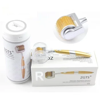 

NEW Professional Titanium ZGTS Derma Roller 192 needles for face care and hair-loss treatment CE Certificate Proved