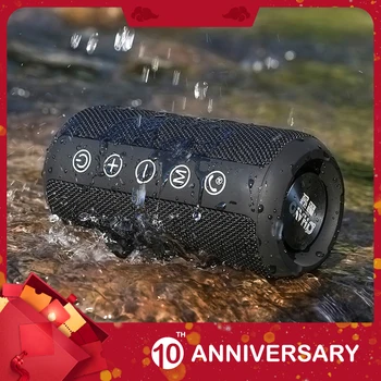 

KIITO Y2 V4.2 Bluetooth Portable Speaker IPX6 Subwoofer Bluetooth Column Waterproof Outdoor Bluetooth Speaker Powerful Sound