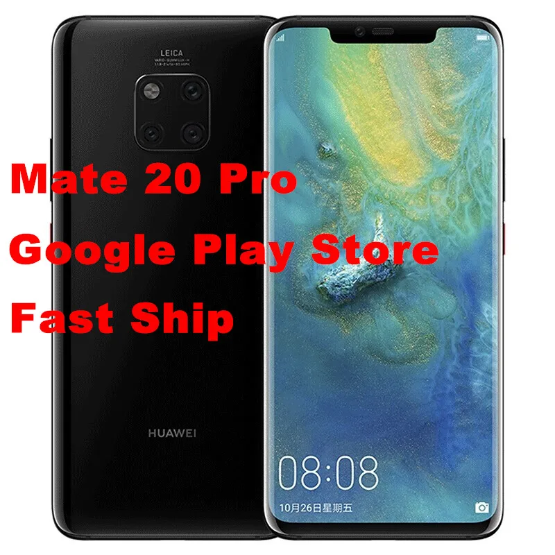 Смартфон HUAWEI Mate 20 Pro 8 ядер IP68 40 МП мобильный телефон дюйма | Мобильные телефоны и