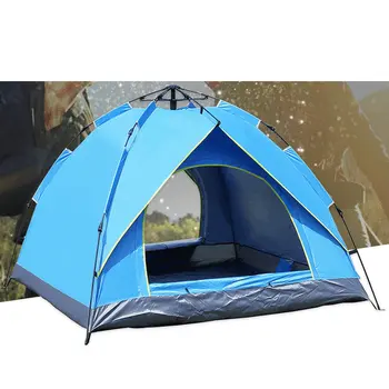 

Automatic Camping Tent 3-4 Person Family Tent Double Layer Instant Setup Protable Backpacking Tent for Hiking Travel Dropship