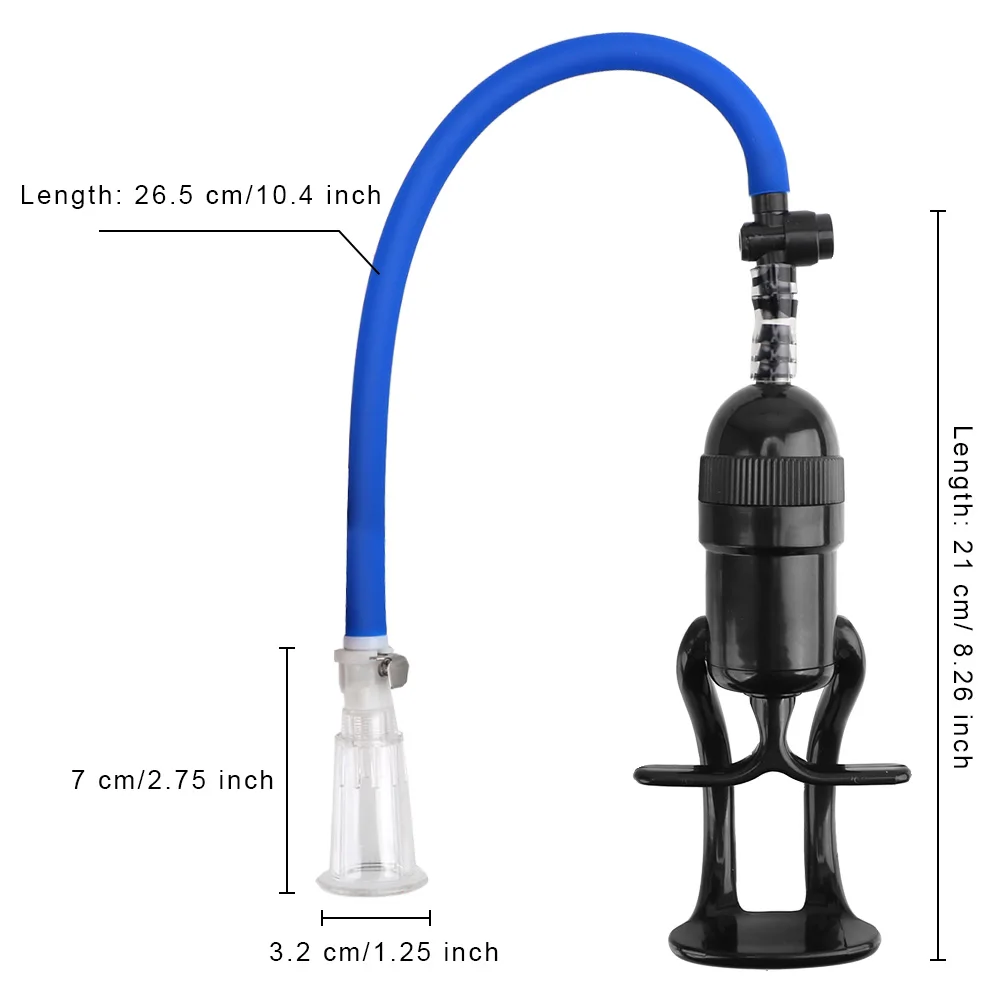 Hand Pump Suction Nipple Sex Toys for Women Clitoral Sucking Breast Enlargement