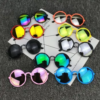 

New Korean Kids Children Colorful Sunglasses Round Reflective Glasses Baby UV400