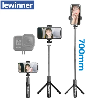

Lewinner Wireless Selfie-Stick Monopod Tripod S03 Bluetooth selfie stick for Huawei Xiaomi iPhone Gopro 7 6 5 Sports Action