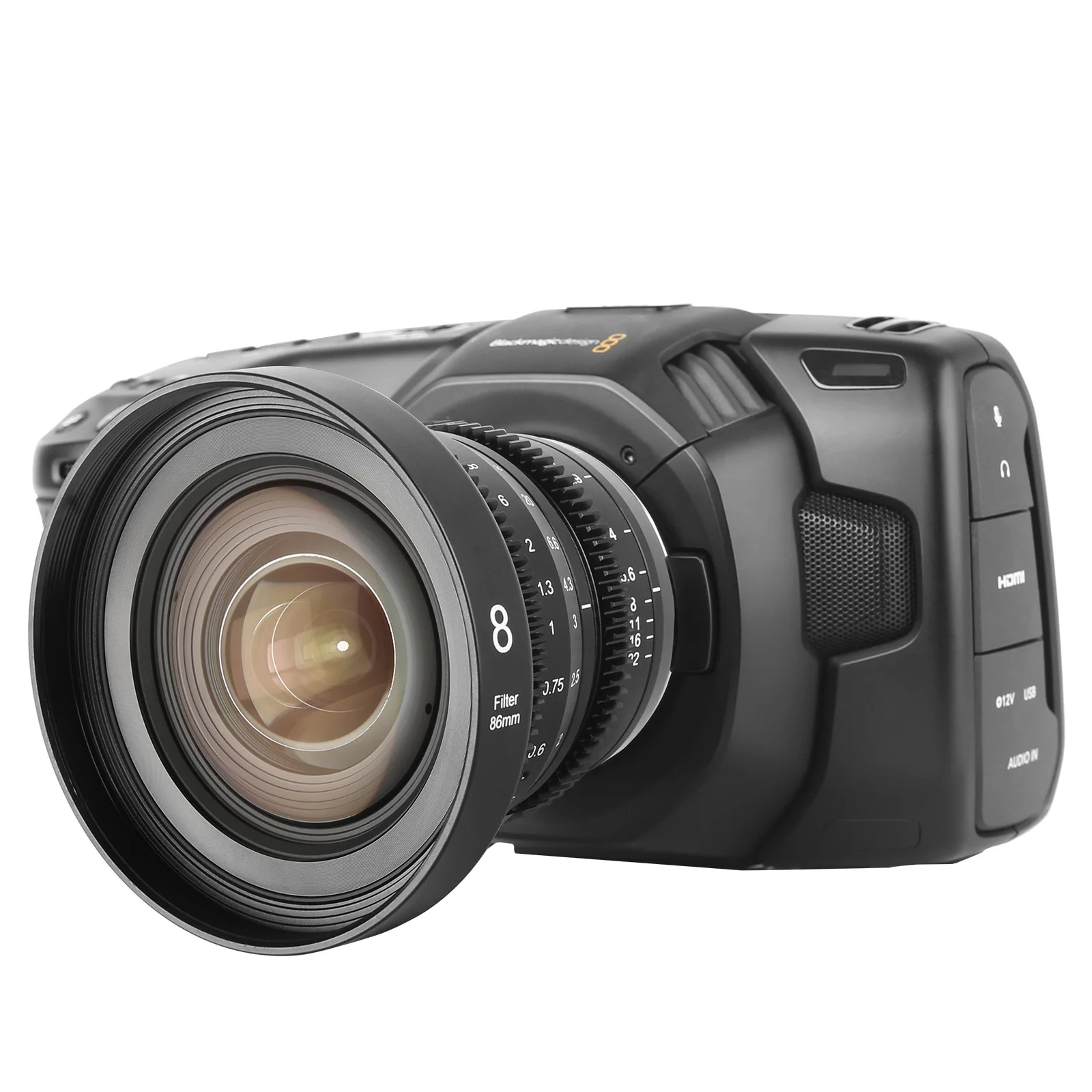 Meike Cine Lens 8mm T2.9 for for Micro Four Thirds (MFT, M4/3) Mount Olympus Pan