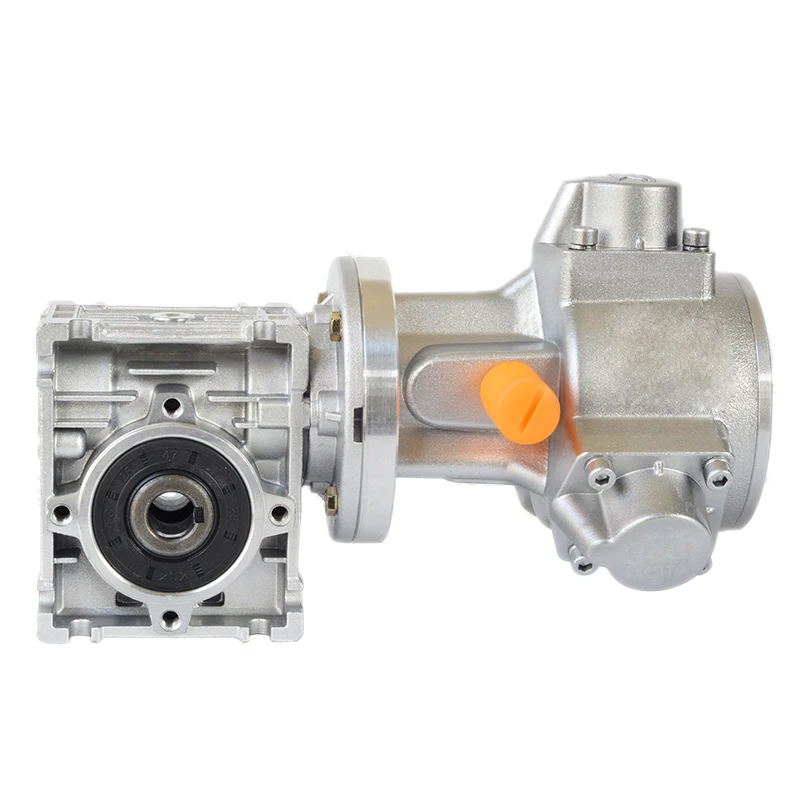 Description Picture 3 of itemThree-cylinder Piston Pneumatic Motor with Worm Gear Reducer Large Torque Low Speed Industrial Strength Explosion-proof Motor